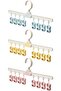 3 PCS Sock Drying Rack Hangers with Clips Space Saving