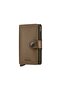 Miniwallet Matte Card Holder Wallet, Bronze