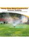 2 Pack Brass Adjustable Atomizing Sprinklers with Alloy Spike Base, 360° Coverage Garden Water Sprin - 4