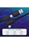 كابل ربط لسماعات الواقع الافتراضي، متوافق مع Qculus Quest، كابل 2 في 1 من النوع C/USB إلى USB C، 6 - 5