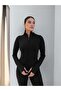 High Collar Zippered Slim Fit Jacket
