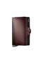 Premium Twinwallet+ Dusk Card Holder Wallet, Dark Brown