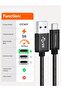 كابل كيبل كرييشن بطول 1.6 قدم، USB3.2 Gen2 من النوع A إلى USB C، سرعة نقل بيانات 10 جيجابت في الثانية، شحن 3.1 أمبير - 7
