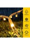 أضواء شبكية تعمل بالطاقة الشمسية، 1.5×1.5 متر، 96 مصباح LED، أضواء ستارة شبكية مقاومة للماء، 8 أوضاع تعمل بالطاقة الشمسية - 6