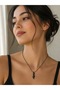 Women's Cat Earrings in Black Steel - 5
