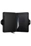 Premium Twinwallet+ Emboss Lines Card Holder Wallet, Black - 3