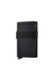 Bandwallet Matte Powder Card Holder Wallet, Black