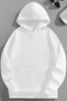 Unisex 3 Thread Cotton White Sometimesanime Print Loose Fit Sweatshirt Hoodie - 2