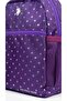U.S Polo Children's Backpack Purple Polka Dot Zippered Multi-Compartment Mesh Pocket Lightweight School Bag Plcan 26131 - 5