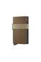 Bandwallet Matte Powder Card Holder Wallet, Coffee-Beige