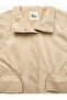 High Collar Pocket Detailed Zippered Drawstring Sleeveless Vest - 7