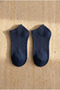 Run 3-Piece Men's Basic Booties Black/White/Navy Blue - 3