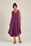 Asymmetrical Cut Striped Sleeveless Dress - 4