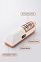 Knife Sharpener, USB-Rechargeable Electric Knife Sharpener, Professional Sharpening Stone, Automatic Knife Grinder, Kitchen Electric Fast Sharpeners (Color: Orange) - 7