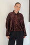 Sequin Velvet Coat - Brown |   F2026