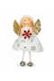 New Year's Snow Angel Red Snowflake 13 cm - 2