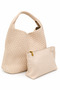 Women's Shoulder Bag Italian Style Luxury Knitted Pattern Soft Casual Hobo Handbag 26990 - 2