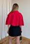 Red Short Poncho - 60665 - 5