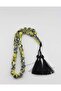 Striped Amber Green / Black Tasbih - 3