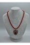 Special Design Nilüfer Necklace - Red - - 4