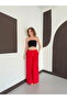 Embroidered Trousers - Red |   D2876 - 4