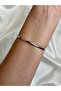 Women's Silver Color Stone Cuff Bracelet - 3