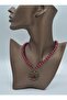 Special Design Root Ruby Necklace - Red - - 2