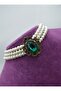 Special Design Choker Necklace and Earring Set - White - - 3