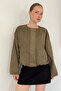 Women's Suede Front-Patch Jacket