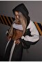 Women's 3 Threaded Back Patterned Fleece Inside Tracksuit Set