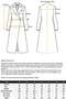 Long Coat with Detachable Fur Epaulettes and Cape Detail Ecru 3184 - 8