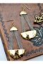 Special Design Earrings - Gold Color - - 5