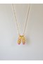 Women's Ballet Shoe Pendant with Zircon Stone Romantic Stylish Minimal Pink Gold Color Design - 4