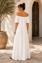 Women's Open Shoulder Maxi Dress - 4