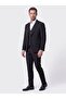 Black Pointed Collar 6 Drop Regular Fit Vest Men's Suit - 2