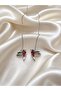 Women's Crystal Stone Swinging Bird Earrings - 2