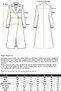 Medium Length Mono Closure Coat with Stitching Detail K. Kamel 3186 - 8
