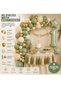 Birthday Decoration Set 1-9 Years Old |   Number Balloons + Balloon Chain + Happy Birthday + Foil Star Set Birthday Party Decoration Set Ornament - 7