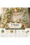 Birthday Decoration Set 1-9 Years Old |   Number Balloons + Balloon Chain + Happy Birthday + Foil Star Set Birthday Party Decoration Set Ornament - 2