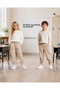 Unisex Sweatpants Beige 5-14 Years