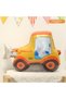 Business Machines Construction Balloon Set 2 Years Old - 14 Piece Large Size Birthday Set Scoop Dozer Truck Foil Balloon and Number Concept Party Decoration Set - 7