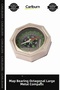 # Compass Durable Metal Case Camping Hunting Map Eight-Cornered Large Metal Compass with Sighting Scope