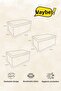 3-Piece under Bed and Inside Cabinet Storage Box with Lid Foldable Organizer Box 50X40X19 cm - 4