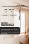 Milano Series Embossed Textured Background Curtain Earth Color | Drawstring Extra Foam, Cornice Compatible Background Curtain - 6