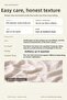 Washed Burlap Linen Look 100% Cotton Fabric 235 cm Raw - 8