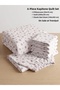 6 Piece Quilted Multi-Purpose Pique Set