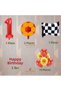 Best Yellow-Red Football Fan-Themed Birthday Party Set Age-2 - 2