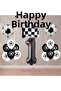 Rönesans Black-White Football Fan Themed Birthday Party Set Age-1