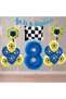 Rönesans Yellow-Navy Blue Football Fan Themed Birthday Party Set Age-8