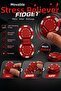 Poker Chip Design Fidget Stress Relief Toy – Endlessly Moving Pocket-Sized Foldable Hand Toy, Focus & Relaxation - 2
